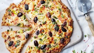 Pizza keto, una opción saludable.
