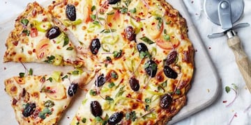 Pizza keto, una opción saludable.