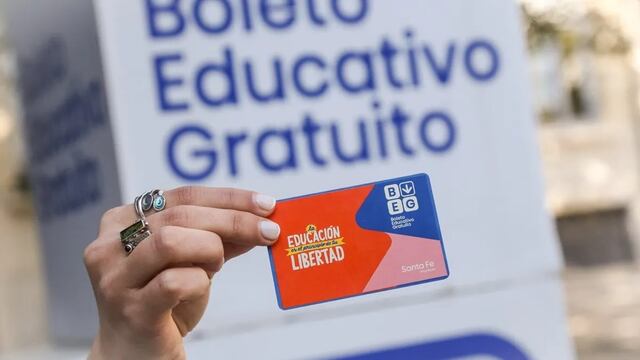 Boleto Educativo Gratuito en Rafaela