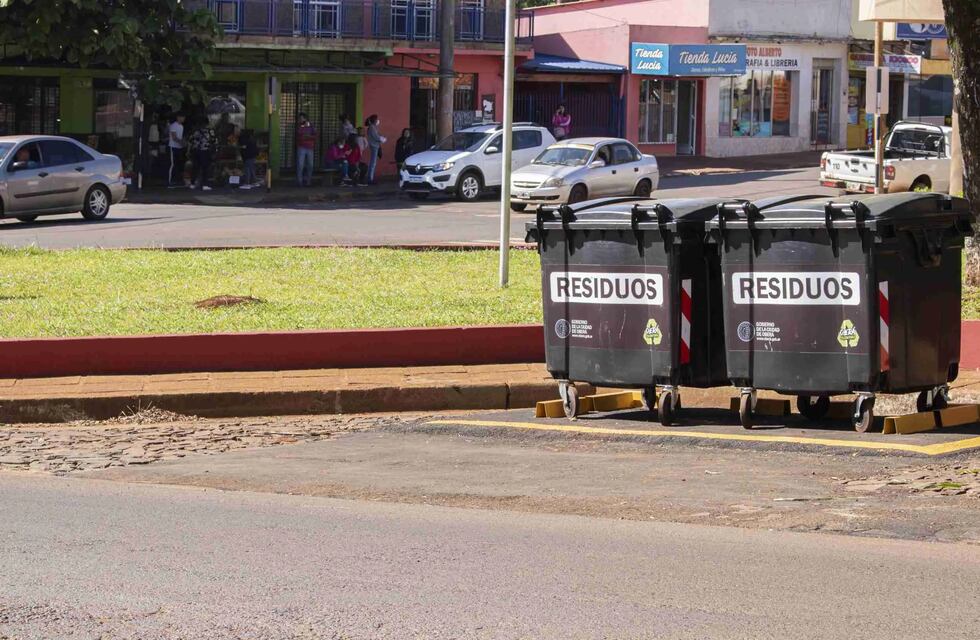 Instalarán nuevos contenedores de residuos en Oberá
