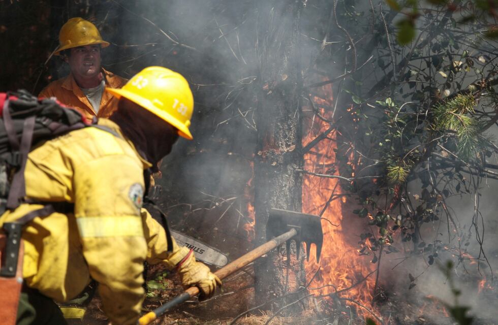 Continúan activos los focos de incendios forestales en Río Negro y Chubut