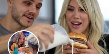Furor en Palermo por la hamburguesa de Wanda Nara “con salsa la Chechona” de Mauro Icardi