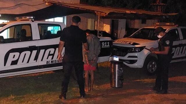 Fue detenido acusado de robar un secarropa y ocultarse entre las malezas en Mártires.