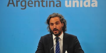 El jefe de Gabinete, Santiago Cafiero. (Clarín)