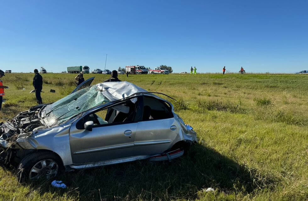 Accidente fatal en Córdoba, en la autopista a Rosario a la altura de Oncativo