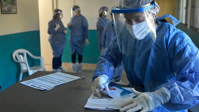 Testeo coronavirus (Foto: Orlando Pelichotti)