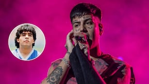 “Con la del Diego”: el gesto de Duki durante su show en Inglaterra