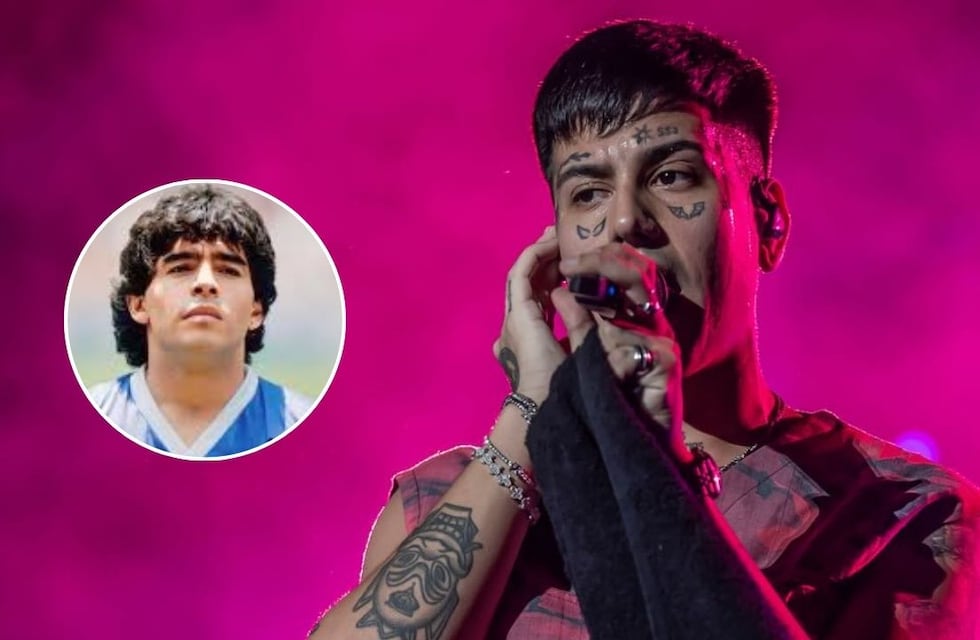 “Con la del Diego”: el gesto de Duki durante su show en Inglaterra