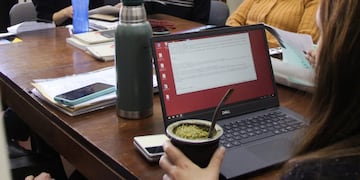 Los jóvenes llevaron el mate a otros ámbitos