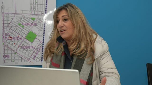 Edil oficialista Claudia Maine
