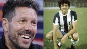 Diego Simeone recordó a Daniel Willington, quien lo hizo debutar con 17 años.