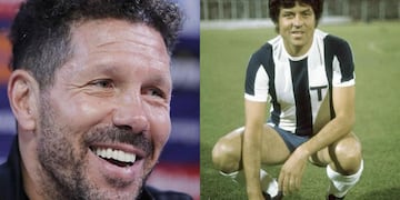 Diego Simeone recordó a Daniel Willington, quien lo hizo debutar con 17 años.