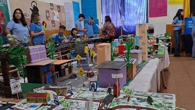 Puerto Libertad: realizaron la Expo Técnica en la Epet 33.