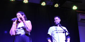El stand up también se hizo presente en La Estación
