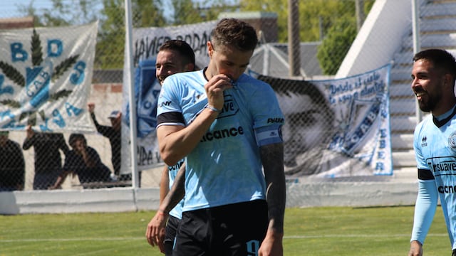 Pablo Vegetti y el amor por Belgrano que terminó el campeonato de la Primera Nacional para regresar a la Primera. (Prensa Belgrano)