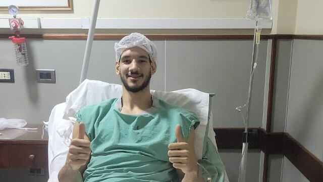 El pivote Tayavec Gallizzi fue operado con éxito de la rodilla.