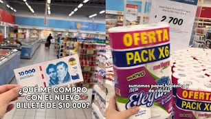 Una joven mostró en TikTok todo lo que se puede conseguir con el nuevo billete.