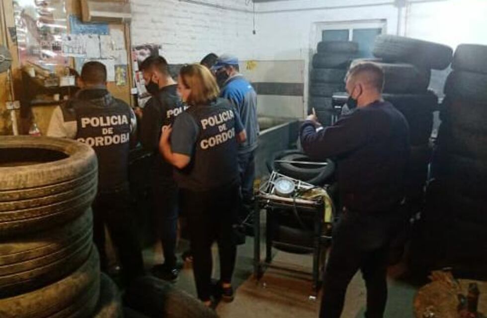 Vendian licencias truchas en una gomería de Nono