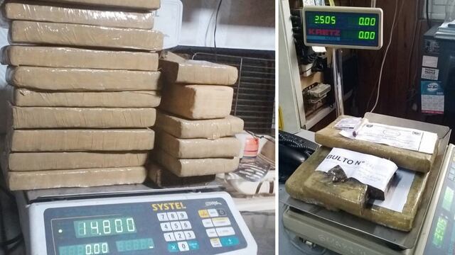 Atrapan a banda narco en San Martín: 8 detenidos, 17 kilos de marihuana y 70.000 pesos.