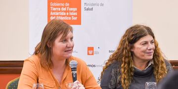 La ministra de Salud, Judit Di Giglio, presidió el acto de apertura.