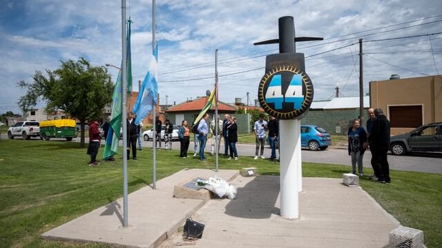 Homenaje a los héroes del ARA San Juan