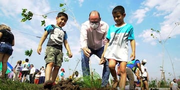 Jornada de arborización en Posadas y Garupá.