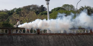 Tareas de fumigación del mosquito "culex"