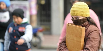 El frío se siente nuevamente en la ciudad