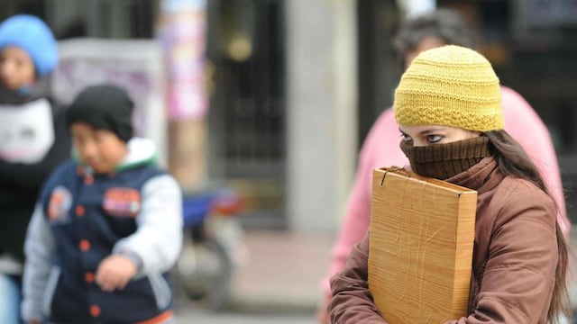 El frío se siente nuevamente en la ciudad