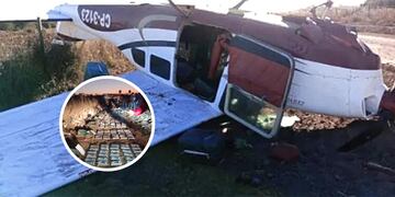Cayó un avión en Chaco que trasladaba más de 300 kilos de cocaína.