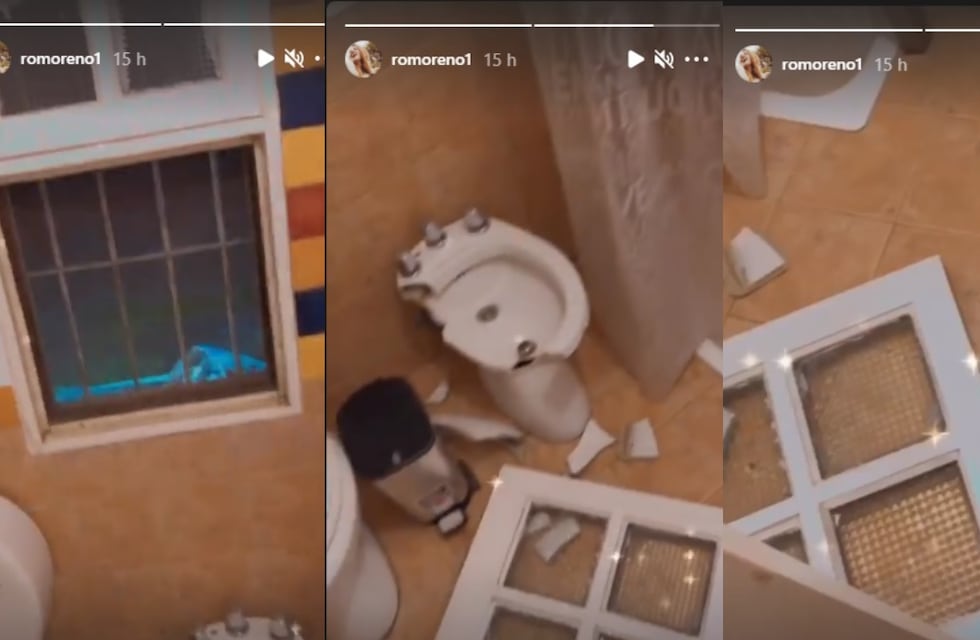 Paulo Londra mostró los destrozos en su baño tras la tormenta eléctrica en Córdoba