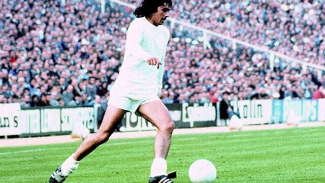 "Chupete" Guerini en su época en España, en Real Madrid. (Gentileza Diario As de España)