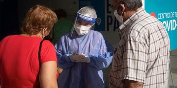 Actualización de contagios de Coronavirus en Argentina.
Foto: Ignacio Blanco / Los Andes