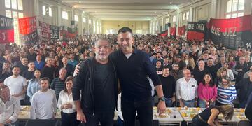 Luis Juez y su convocatoria al locro por el Día del Trabajador, junto a Rodrigo De Loredo.