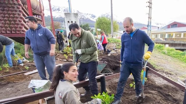 Exitosa jornada de plantación de árboles autóctonos en Ushuaia
