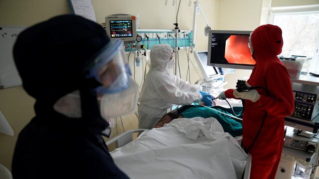 Internaciones por coronavirus. Imagen Ilustrativa.