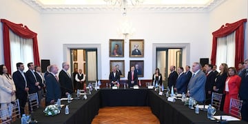 Reclamos previsionales, coparticipación y obras del Mercosur marcaron la jornada.