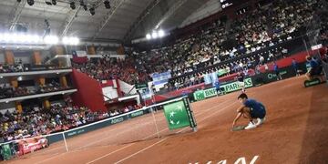 Estadio "Aldo Cantoni" de San Juan sería el escenario fechas de las series de Copa Davis: Argentina vs. Bielorrusia.