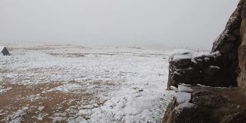 Nieve en Hotel Municipal El Alto