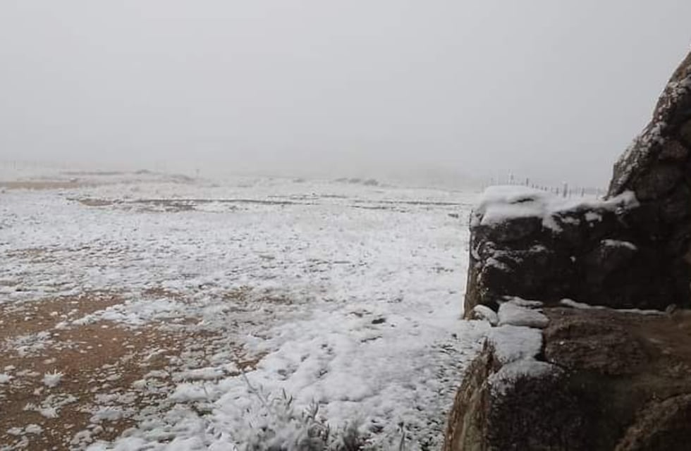 Nevó en Los Gigantes y ya se siente el finde polar