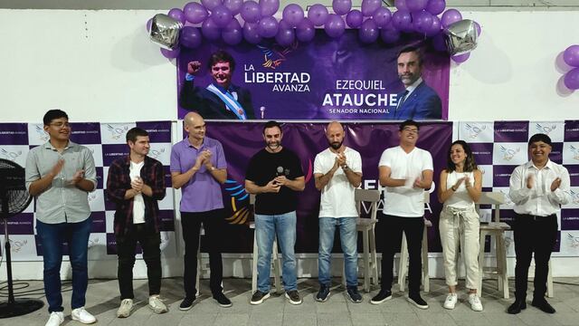 En el marco de su recorrido por distintos puntos de la provincia, Ezequiel Atauche destacó en San Pedro de Jujuy "la calidad y el compromiso" de los candidatos locales de LLA.