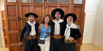 José María Castro, Lautaro Hernández y Gustavo Pavón de Arroyito