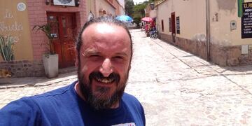 José Simón, el candidato a intendente de Humahuaca por el Frente "Jujuy tiene futuro".