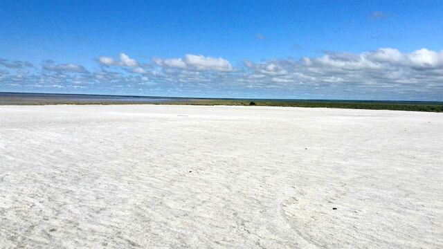 El desierto blanco de San Luis: Salinas del Bebedero.