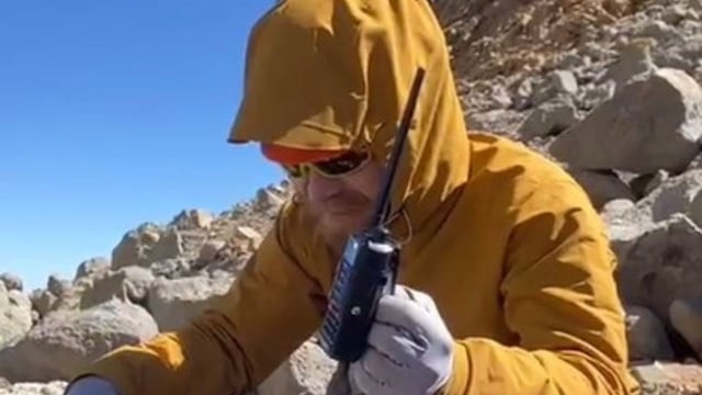 David Werner, el guía que gritó el gol de Messi en el medio de la montaña.