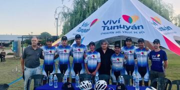 El equipo de Tunuyán quedó confirmado para participar en la Vuelta Ciclista de Mendoza 2022.