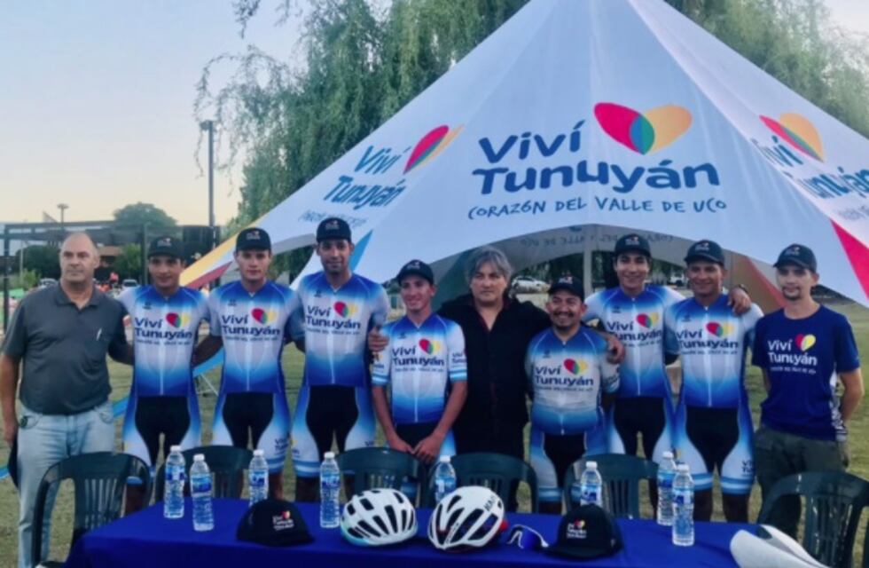 Tunuyán presentó el equipo de ciclistas para la Vuelta de Mendoza