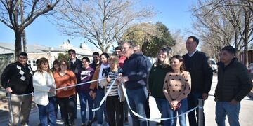 Luis Castellano inauguró 13 cuadras de pavimento en el barrio San José