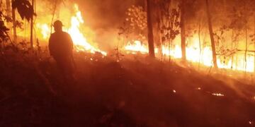 Inició una quema con fines de limpieza y no pudo controlar el fuego.