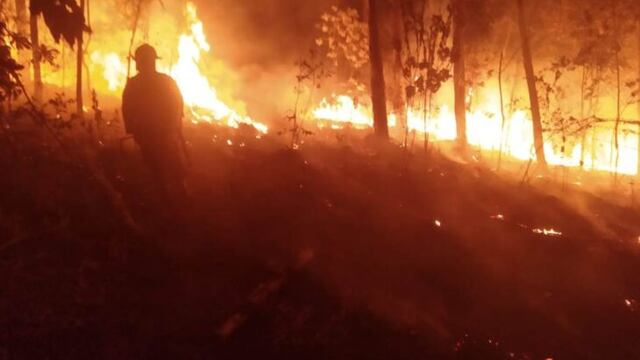 Inició una quema con fines de limpieza y no pudo controlar el fuego.